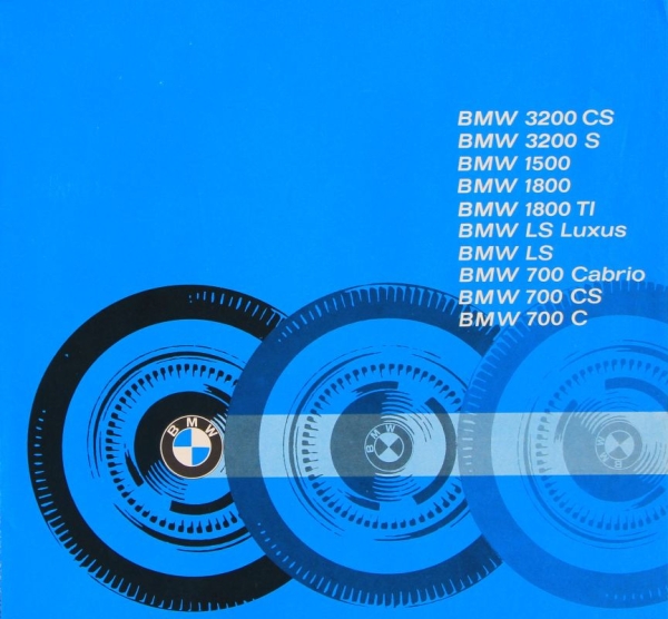 BMW Modelprogram 1963 Carbrochure (5389)